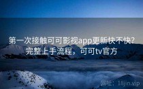 第一次接触可可影视app更新快不快？完整上手流程，可可tv官方