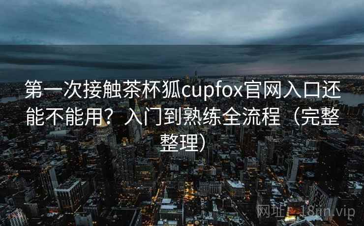第一次接触茶杯狐cupfox官网入口还能不能用？入门到熟练全流程（完整整理）  第2张