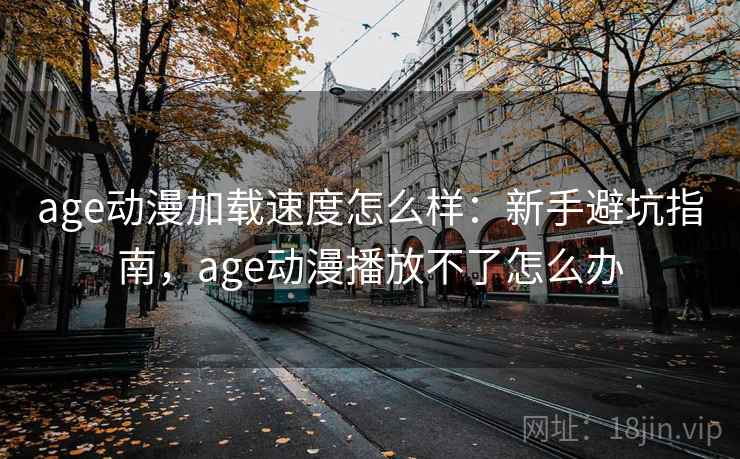age动漫加载速度怎么样：新手避坑指南，age动漫播放不了怎么办  第1张