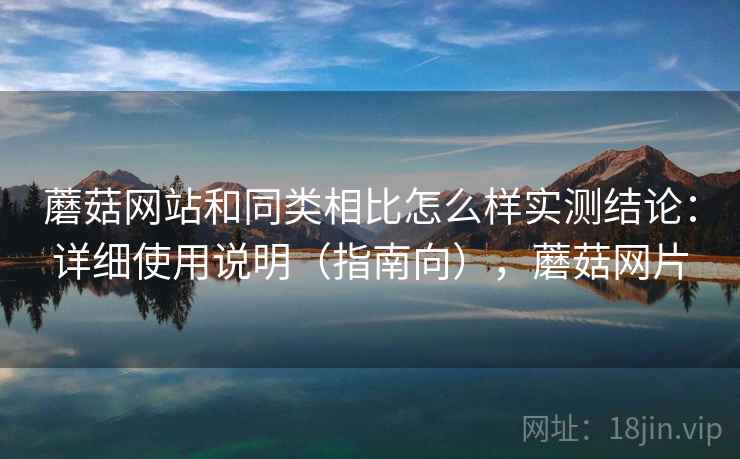 蘑菇网站和同类相比怎么样实测结论：详细使用说明（指南向），蘑菇网片  第2张