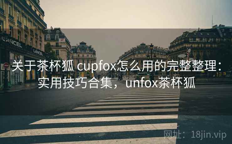 关于茶杯狐 cupfox怎么用的完整整理：实用技巧合集，unfox茶杯狐  第2张